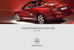 Accessori origniali Mercedes Classe CLK