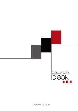 Scarica il catalogo Desk de Pierre Cardin 2015