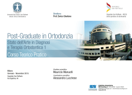 Post-Graduate in Ortodonzia - Società Italiana di Ortodonzia