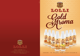 Aromi per pasticceria Gold Aroma by Lolli Liquori