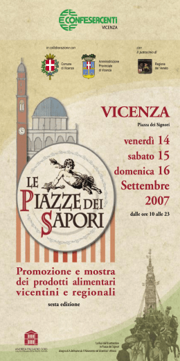 Vicenza 14-15-16 Settembre 2007