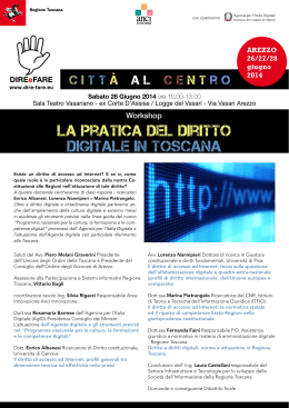 La pratica del diritto digitale in ToscanA