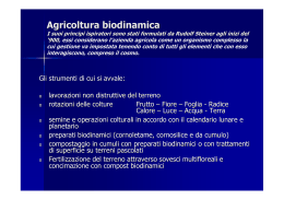Presentazione agric biodinamica