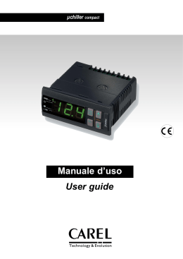 Manuale d`uso User guide