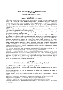 Regolamento didattico (L30, 2013)