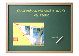 Trasformazioni geometriche nel piano 3