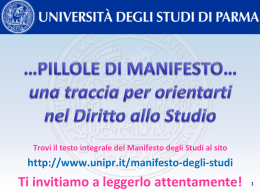 CHI - Università degli Studi di Parma