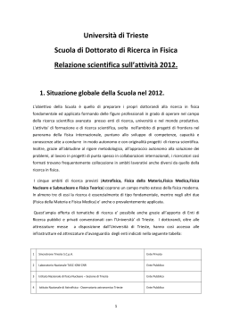 Relazione Direttore 2012 - Department of Physics EXTRA