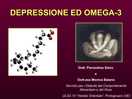 DEPRESSIONE ED OMEGA-3