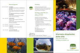 Einladung und Programm des Südtiroler Kräutertages