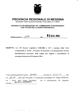 ti 2 GIÙ 2014 - Provincia Regionale di Messina