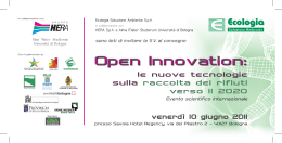Open Innovation: - Provincia di Reggio Emilia