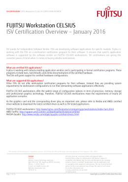 ISV Certification Overview