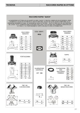 Catalogo TECNOVA 2013 - Forniture in acciaio inox, valvole