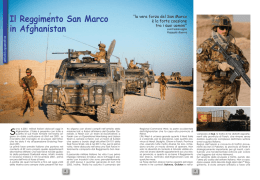 Il Reggimento San Marco in Afghanistan