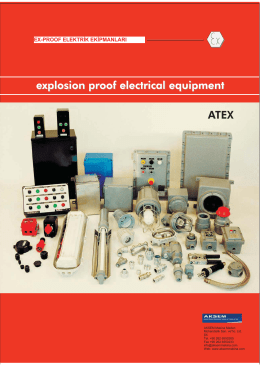 explosion proof electrical equipment