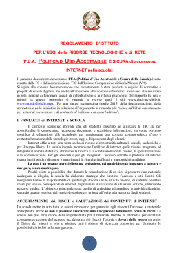 8 PUA-Uso della rete - Istituto Comprensivo Statale "G. Parini"
