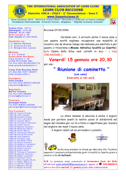 Meeting - Lions Club Riccione