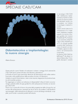 2) Odontotecnica e implantologia: le nuove sinergie