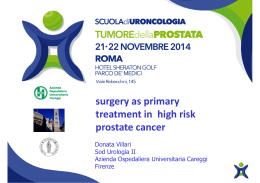surgery as primary surgery as primary treatment in high risk prostate