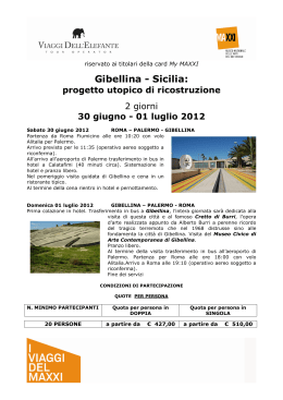 Gibellina - Sicilia: