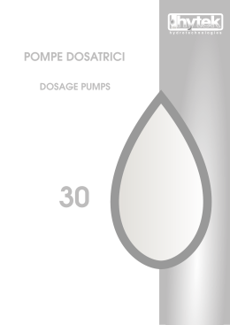 30 - Pompe Dosatrici..