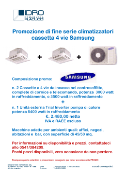 Promo fine serie Samsung cass 4 viex c/pr