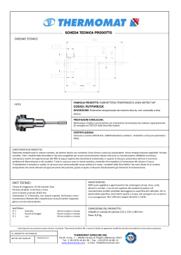 Scheda tecnica in Acrobat PDF - RUTP3401OC