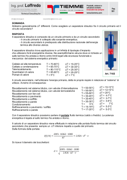 Faq 301 Separatore idraulico - Collegio Periti Industriali