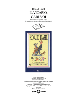Roald Dahl – Il Vicario, Cari Voi