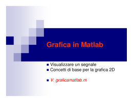 Grafica in Matlab