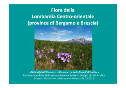 Flora della Lombardia Centro-Orientale