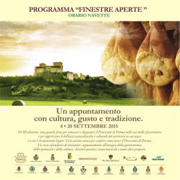 Scarica il depliant - Festival del Prosciutto di Parma