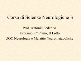 Corso di Scienze Neurologiche B