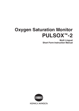 Oxygen Saturation Monitor PULSOX™-2