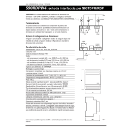 S90RDPW4: scheda interfaccia per S90TDPM/RDP