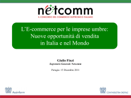 slides Netcomm 2 - CCIAA di Perugia