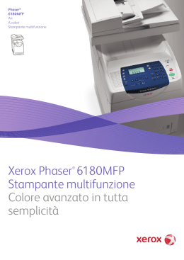 Xerox Phaser® 6180MFP Stampante multifunzione Colore avanzato