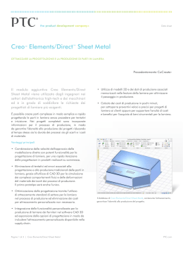 Creo™ Elements/Direct™ Sheet Metal