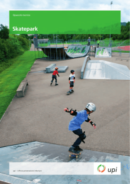 Skatepark – Opuscolo tecnico