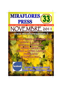 Visualizza - miraflorespress.it