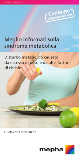 La sindrome metabolica