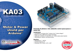 Motor & Power shield per Arduino®