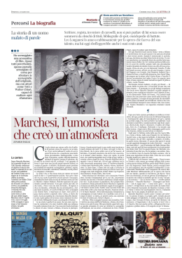 Leggi l`articolo - Marcello Marchesi