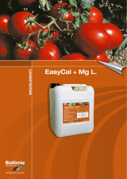 EasyCal + Mg L. - BIOKIMIA INTERNATIONAL s.r.l.