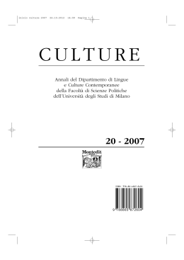 Culture 2007 - Il club degli autori