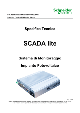Specifica Tecnica SCADA lite Rev A 2011