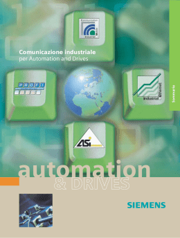 Comunicazione industriale per Automation and Drives