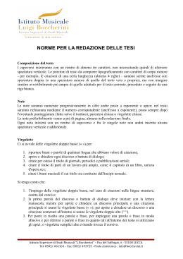 Criteri tesi 2 - Istituto Luigi Boccherini