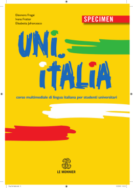 Cop Uni italia.indd - Mondadori Education